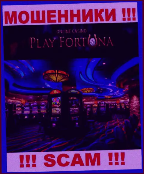 С Play Fortuna, которые орудуют в области Casino, не сможете заработать - это обман
