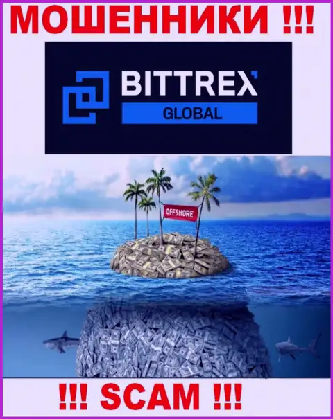 Bermuda Islands - здесь, в офшоре, пустили корни internet обманщики Global Bittrex Com