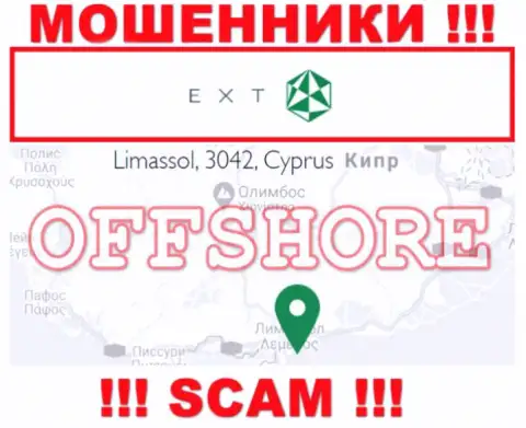 Офшорные интернет мошенники Экзант скрываются вот тут - Кипр