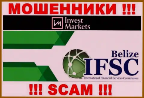 Invest Markets беспрепятственно крадет вклады доверчивых людей, потому что его покрывает мошенник - International Financial Services Commission