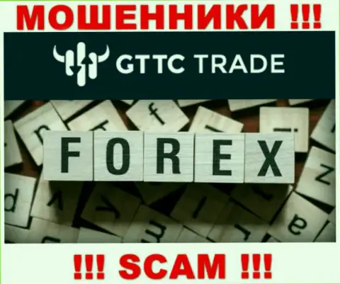 GTTC Trade это мошенники, их работа - Форекс, нацелена на прикарманивание вложений наивных клиентов