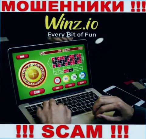 Сфера деятельности internet-мошенников Winz - это Casino, но имейте ввиду это развод !!!
