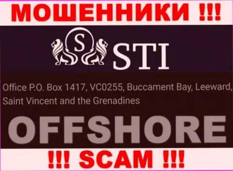 STOKTRADEINVEST LTD - это неправомерно действующая организация, пустила корни в офшорной зоне Office P.O. Box 1417, VC0255, Buccament Bay, Leeward, Saint Vincent and the Grenadines, осторожно