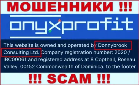 Юридическое лицо компании Donnybrook Consulting Ltd - это Donnybrook Consulting Ltd, информация взята с официального онлайн-сервиса