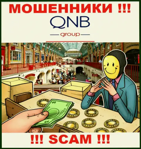 Обещание получить прибыль, разгоняя депозитный счет в дилинговом центре QNB Group - это РАЗВОДНЯК !!!