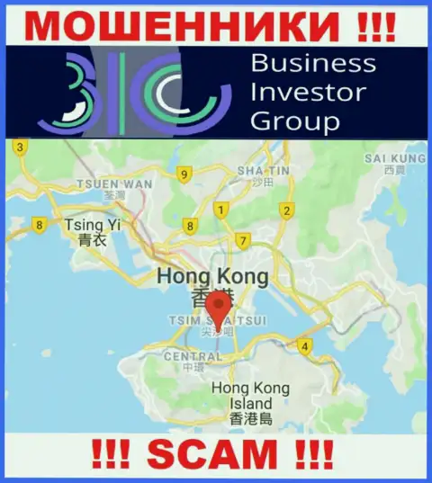 Офшорное расположение BusinessInvestor Group - на территории Hong Kong