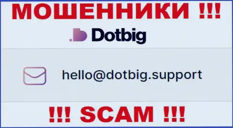 Не советуем связываться с компанией DotBig Com, даже через их электронный адрес это коварные internet аферисты !!!