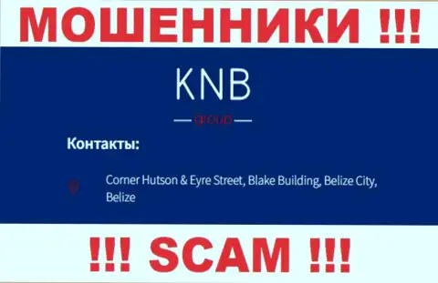 ВНИМАНИЕ, KNBGroup осели в офшоре по адресу: Corner Hutson & Eyre Street, Blake Building, Belize City, Belize и уже оттуда вытягивают финансовые вложения