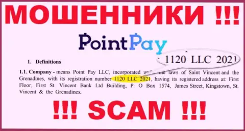 1120 LLC 2021 - это номер регистрации internet-мошенников Point Pay, которые НЕ ОТДАЮТ СРЕДСТВА !!!