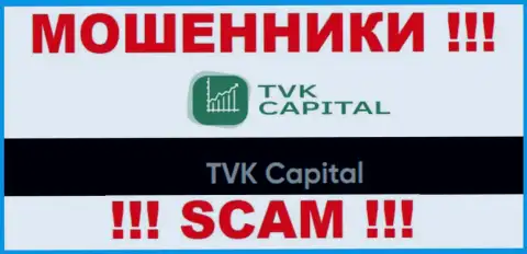 TVK Capital - это юридическое лицо интернет шулеров TVKCapital