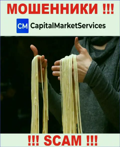 Подождите с намерением совместно работать с конторой CapitalMarketServices Com - дурачат