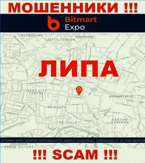 Фиктивная информация о юрисдикции Bitmart Expo !!! Будьте бдительны - это МОШЕННИКИ