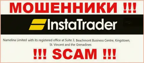 Осторожнее - компания ИнстаТрейдер засела в оффшоре по адресу - Suite 3, ​Beachmont Business Centre, Kingstown, St. Vincent and the Grenadines и обманывает лохов