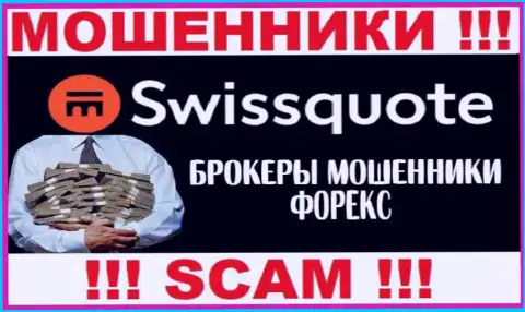 SwissQuote - это internet мошенники, их деятельность - Форекс, нацелена на кражу денежных средств доверчивых клиентов