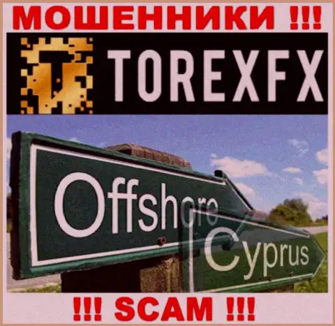 Официальное место базирования TorexFX Com на территории - Cyprus
