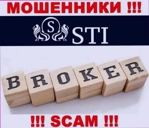 Брокер - это именно то, чем промышляют internet мошенники STOKTRADEINVEST LTD