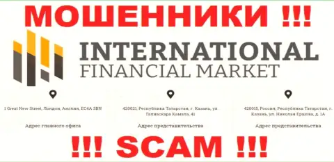 На сайте компании FXClub Trade показан фиктивный адрес регистрации - ЛОХОТРОНЩИКИ !