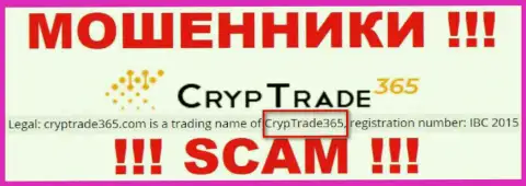 Cryp Trade 365 - это МОШЕННИКИ !!! Владеет этим лохотроном CrypTrade365