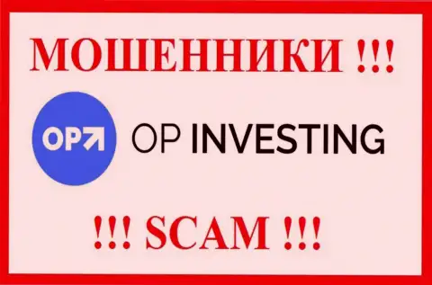 Логотип МОШЕННИКОВ OP-Investing