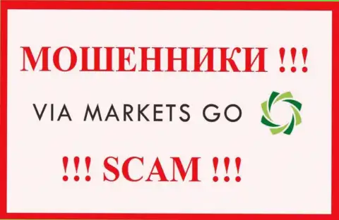 Логотип МОШЕННИКОВ ViaMarketsGo